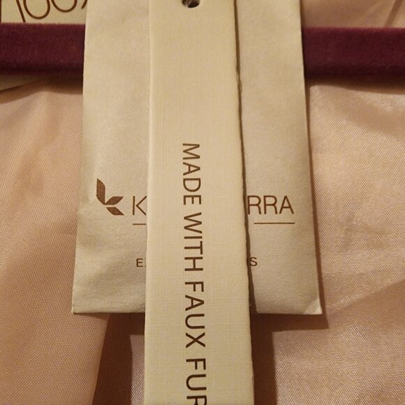 Koolaburra by UGG Shacket 1X Blush Faux Sherpa with Button Off Hood Poly. Lining - Picture 7 of 16